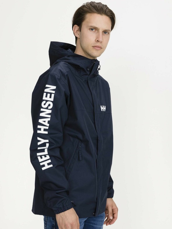 Helly Hansen Jachetă cu glugă ușoară impermeabilă albastru închis pentru bărbați HELLY HANSEN Ervik