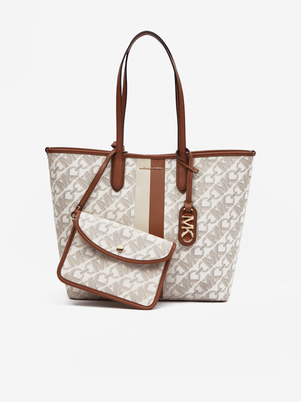 Michael Kors Eliza Open Tote Genți Bej