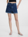 Orsay Pantaloni scurți din denim albastru închis pentru femei ORSAY