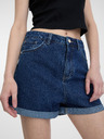 Orsay Pantaloni scurți din denim albastru închis pentru femei ORSAY