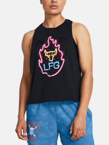 Under Armour Top damă Under Armour Pjt Rck W Neon Flame Tank