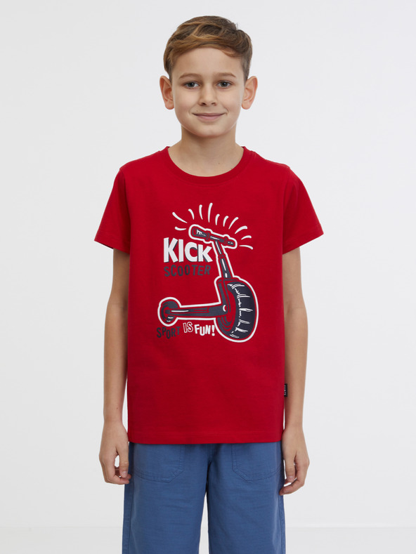 Sam 73 Tricou roșu pentru băieți SAM 73 Bluto