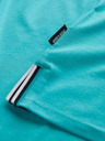 Ombre Clothing Cămașă cu nasturi turcoaz pentru bărbați Ombre Clothing
