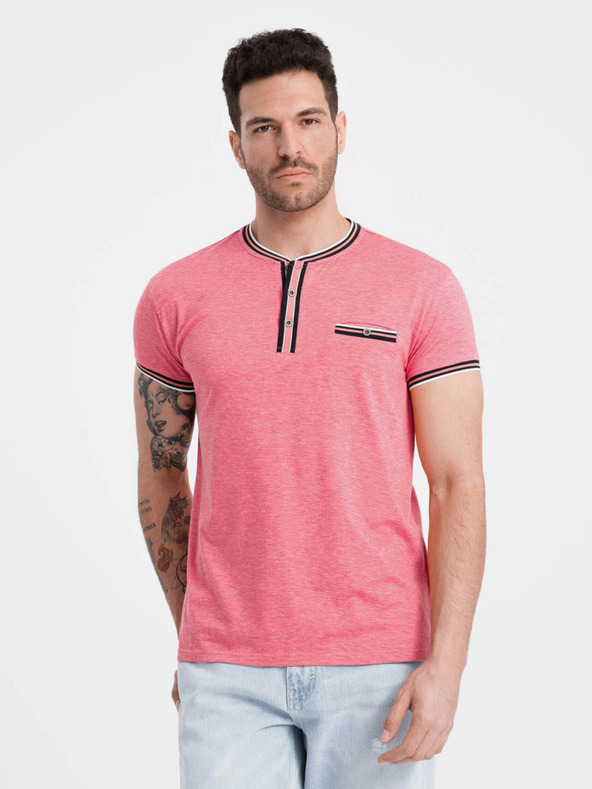 Ombre Clothing Bărbați roz vechi buton în jos cămașă Ombre Îmbrăcăminte
