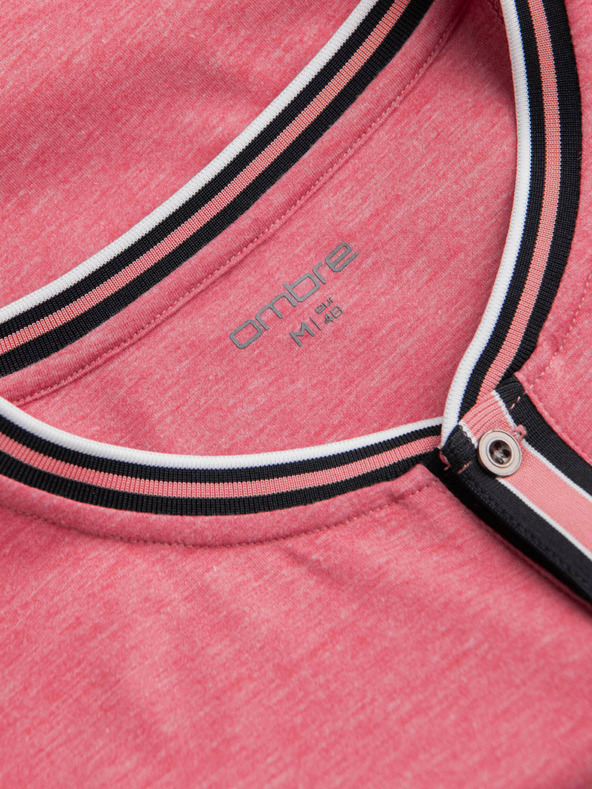 Ombre Clothing Bărbați roz vechi buton în jos cămașă Ombre Îmbrăcăminte