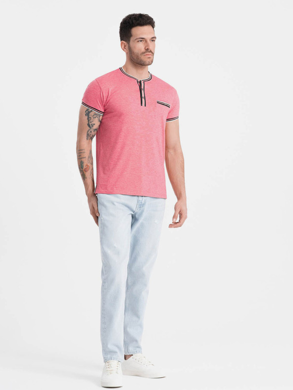 Ombre Clothing Bărbați roz vechi buton în jos cămașă Ombre Îmbrăcăminte