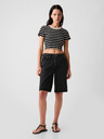 GAP Pantaloni scurți denim JORT mid rise GAP