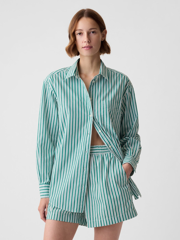 GAP Cămașă oversize cu dungi GAP