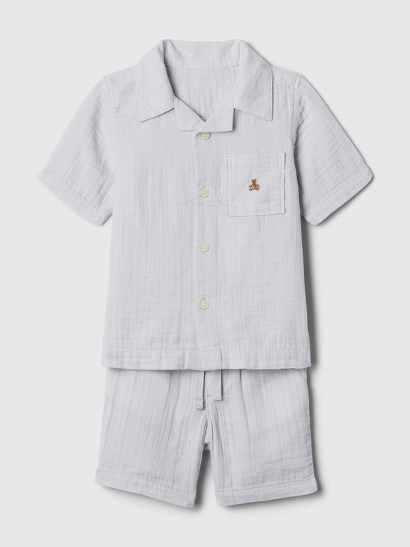 GAP Pijama din muselină pentru copii GAP