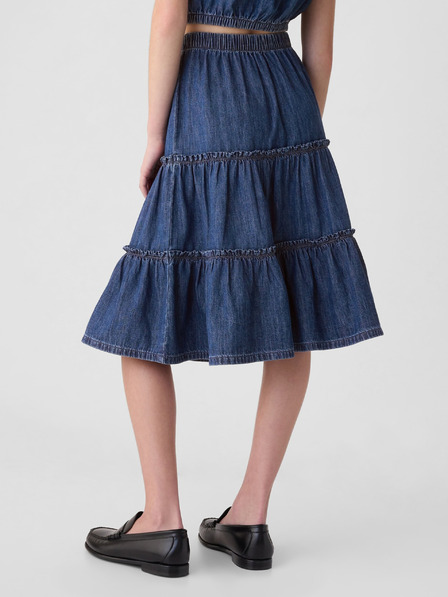 GAP Fustă denim midi pentru copii GAP