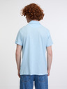 Pepe Jeans Tricou polo albastru deschis pentru bărbați Pepe Jeans Faren