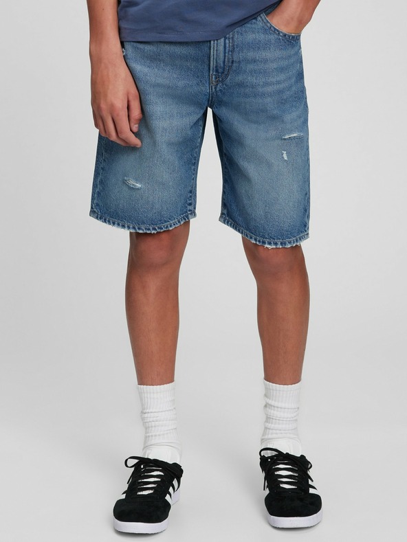 GAP Teen 90s Washwell Pantaloni scurţi pentru copii Albastru