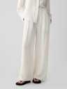 GAP Pantaloni din muselină wide leg GAP