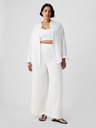 GAP Pantaloni din muselină wide leg GAP