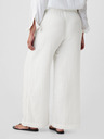 GAP Pantaloni din muselină wide leg GAP