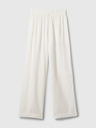 GAP Pantaloni din muselină wide leg GAP