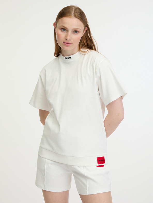 HUGO Dina Tricou Alb