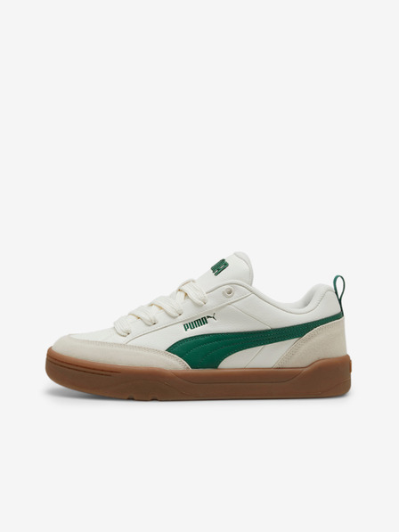 Puma Adidași verzi și crem pentru bărbați cu detalii din piele întoarsă Puma Park Lifestyle OG