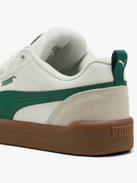 Puma Adidași verzi și crem pentru bărbați cu detalii din piele întoarsă Puma Park Lifestyle OG