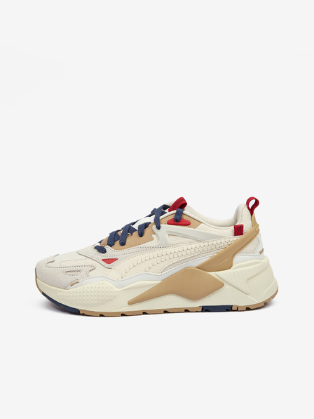 Puma Adidași bej pentru bărbați cu detalii din piele întoarsă Puma RS-X Effect Expeditions