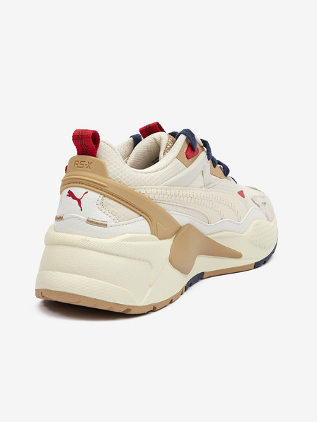 Puma Adidași bej pentru bărbați cu detalii din piele întoarsă Puma RS-X Effect Expeditions