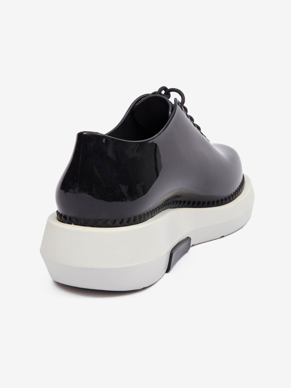 Melissa Pantofi cu semiplaformă Grunge negri pentru femei + Vitorino Campos