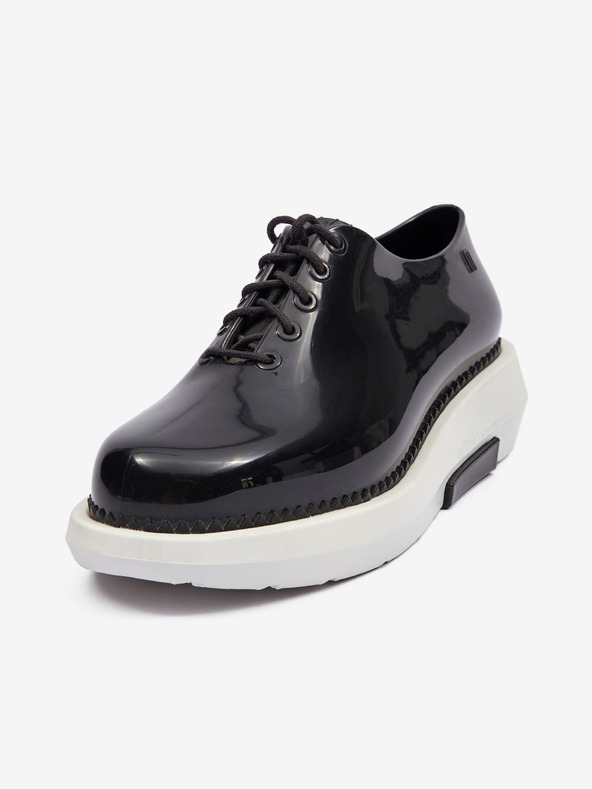 Melissa Pantofi cu semiplaformă Grunge negri pentru femei + Vitorino Campos