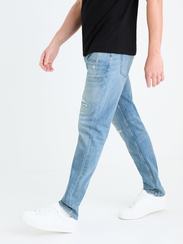Celio Blugi albaștri slim fit pentru bărbați Celio Gostroy
