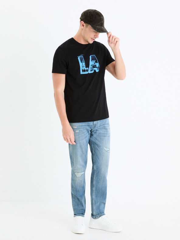 Celio Blugi albaștri slim fit pentru bărbați Celio Gostroy