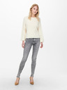 ONLY Blugi skinny fit gri pentru femei ONLY
