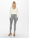 ONLY Blugi skinny fit gri pentru femei ONLY
