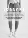 ONLY Blugi skinny fit gri pentru femei ONLY