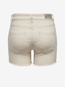 ONLY Pantaloni scurți din denim pentru femei crem ONLY Blush