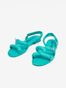 Melissa Sandale tubulare Melissa turcoaz pentru femei + Jeremy Scott
