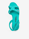 Melissa Sandale tubulare Melissa turcoaz pentru femei + Jeremy Scott