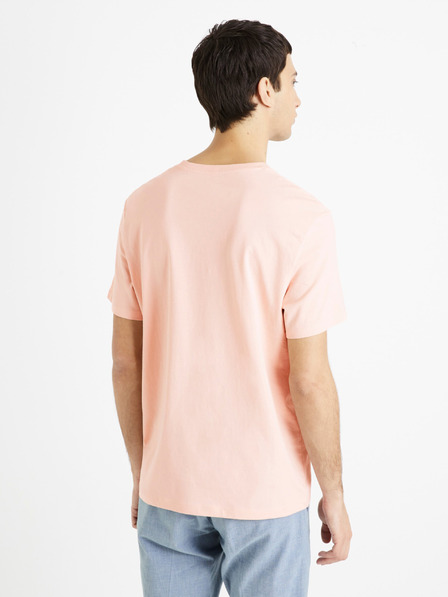 Celio Tricou de bază roz pentru bărbați Celio Tebase