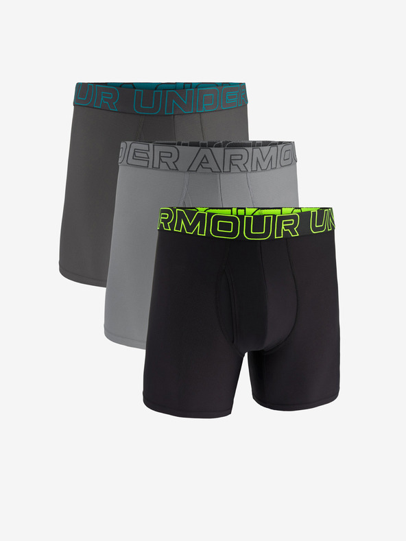 Under Armour M UA Perf Tech Mesh 6in Boxeri, 3 bucăți Negru
