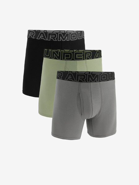 Under Armour M UA Perf Cotton 6in Boxeri, 3 bucăți