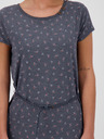 Alife and Kickin Rochie scurtă cu model gri închis pentru femei, cu curea Alife and Kickin
