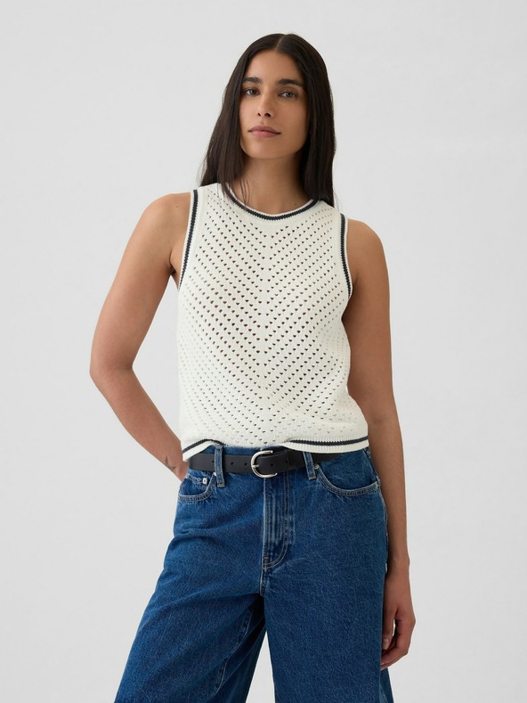 GAP Top croșetat crop GAP