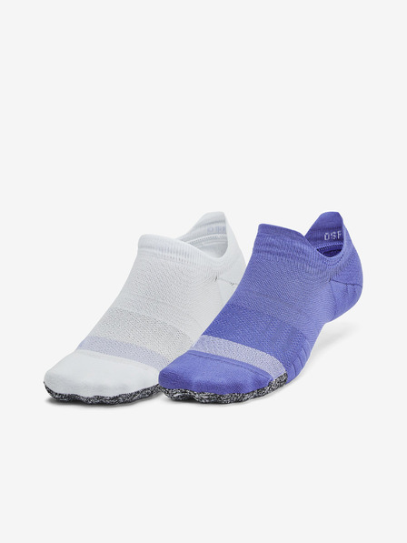 Under Armour UA Breathe 2 No Show Tab Set de 2 perechi de șosete