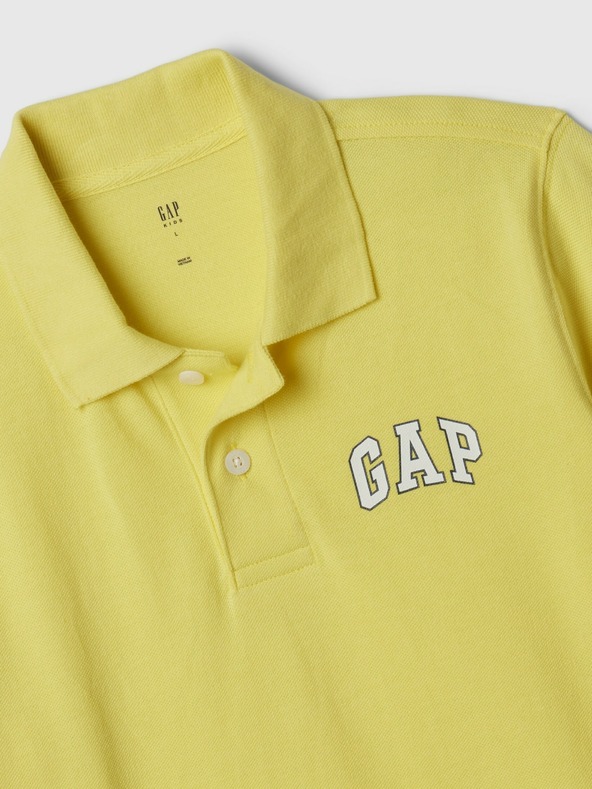 GAP Tricou pique polo pentru copii GAP