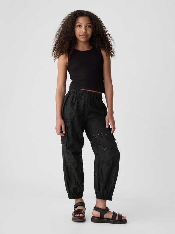 GAP Pantaloni pentru copii Negru