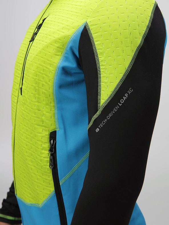 Loap Jachetă verde și albastră LOAP UXNAR pentru bărbați