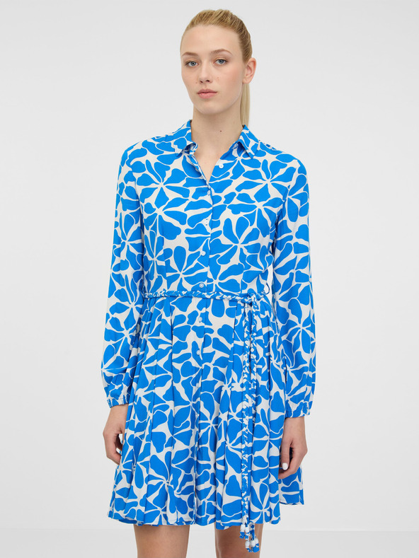 Orsay Rochie-cămașă albastră pentru femei ORSAY