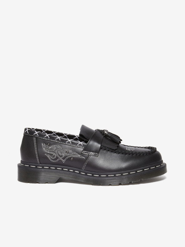 Dr. Martens Mocasini din piele neagră Dr. Martens Adrian Ga