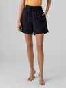 Vero Moda Pantaloni scurți negri de damă Vero Moda Carmen
