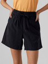 Vero Moda Pantaloni scurți negri de damă Vero Moda Carmen