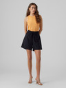 Vero Moda Pantaloni scurți negri de damă Vero Moda Carmen