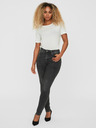 Vero Moda Blugi skinny fit gri închis pentru femei VERO MODA